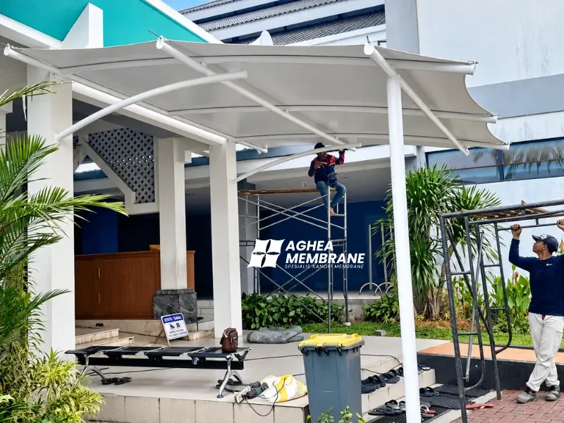 Kanopi Membran Drop-Off Lobi Rumah Sakit & Gedung Medis